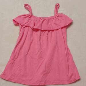 🎁 Carter's KID girls cold shoulder tank top sz M 7